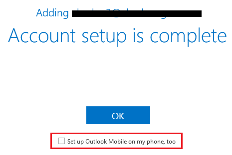 set up outlook mobile