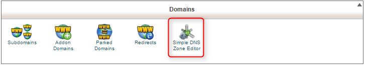 simple DNS zone editor