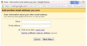 add another email address you own