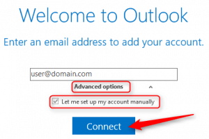 connect to outlook