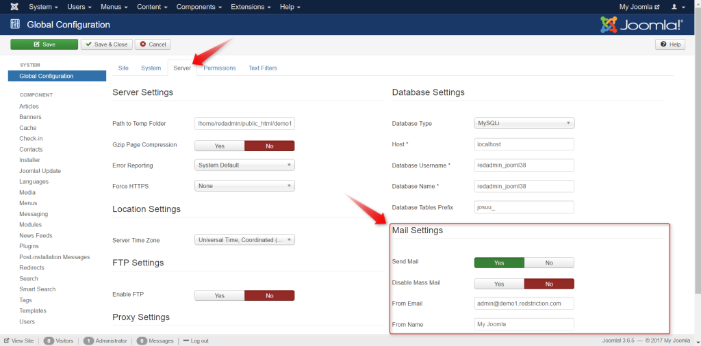 global-configuration-server-mail-settings