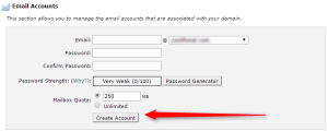 create account