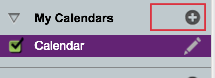 import the Calendar file that export