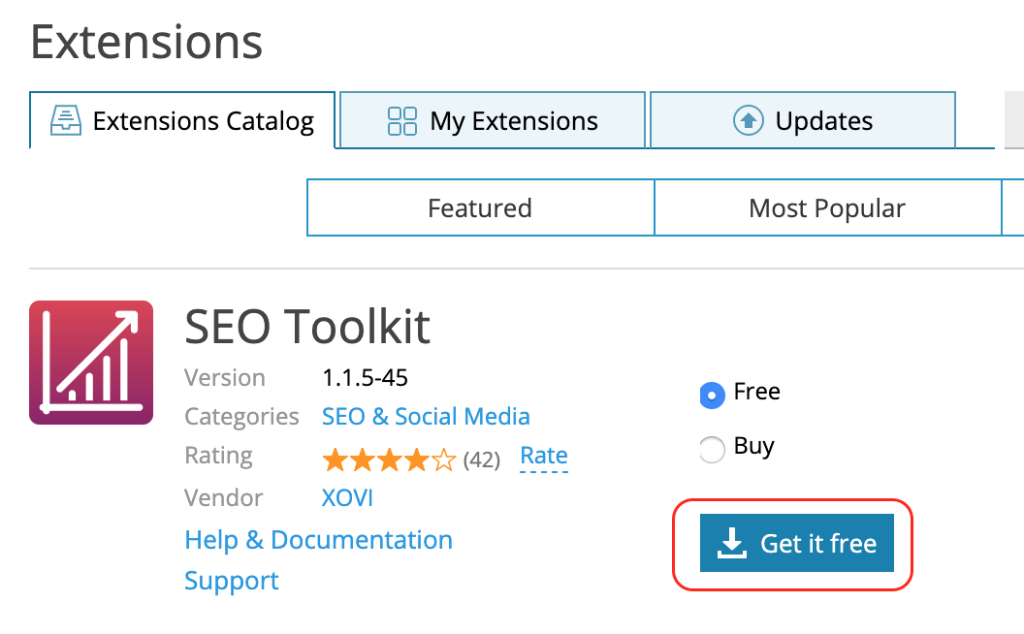 get it free SEO toolkit