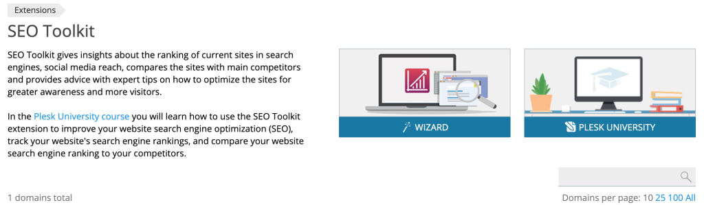SEO Toolkit Personal extensions