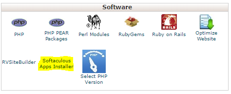 softaculous apps installer
