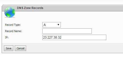 dns zone record