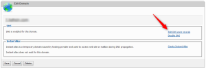 Edit DNS zone records